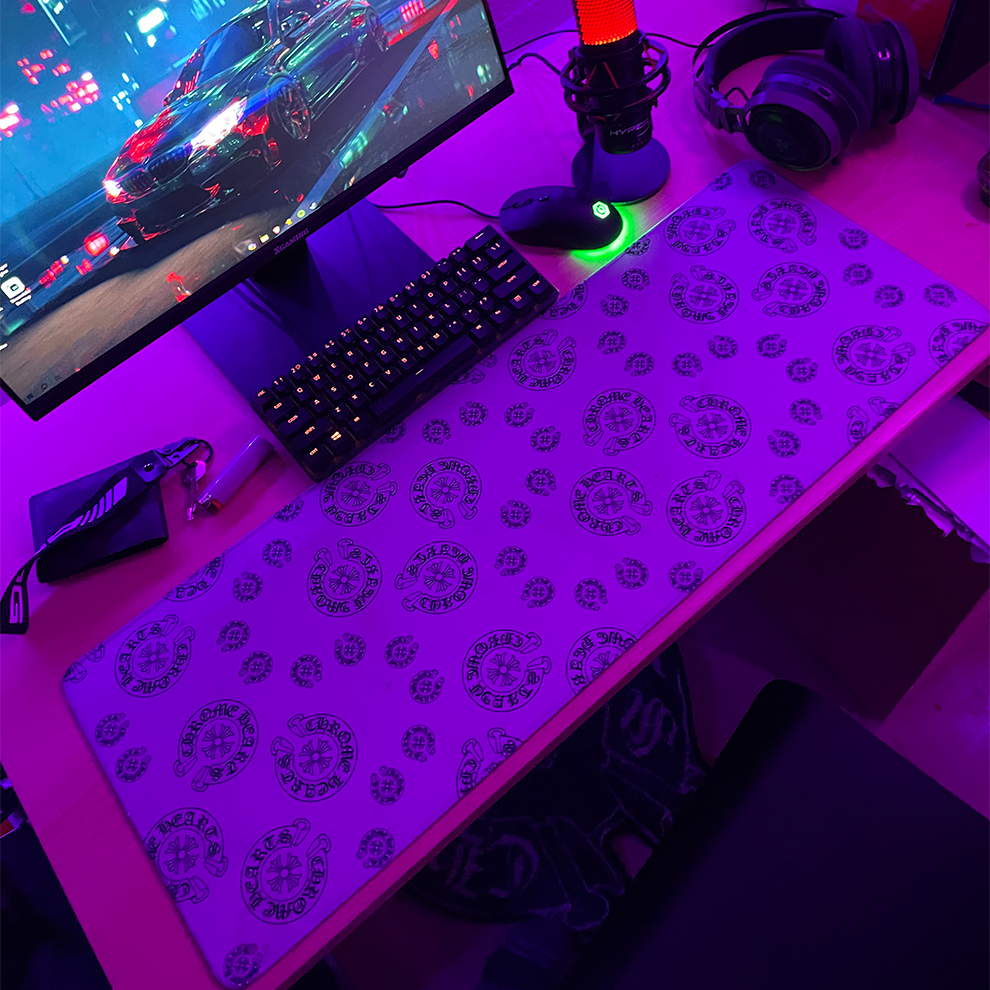 Chrome Hearts Mouse Pad - Grey